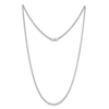Thumbnail Image 4 of Solid Adjustable Wheat Chain Chain Necklace 1.6mm Sterling Silver 24"