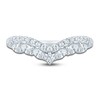 Thumbnail Image 3 of Pnina Tornai Marquise & Round-Cut Diamond Chevron Anniversary Ring 1/2 ct tw 14K White Gold