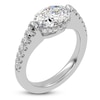 Thumbnail Image 2 of Oval-Cut Created By Jared Studio Lab-Grown Diamond Engagement Ring 2-1/3 ct tw 14K White Gold