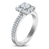 Thumbnail Image 2 of Vera Wang VOW Princess-Cut Diamond Halo Engagement Ring 1 ct tw 14K White Gold