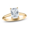 Thumbnail Image 1 of Radiant-Cut Lab-Grown Diamond Solitaire Plus Engagement Ring 2 ct tw 18K Yellow Gold(VS2/F)