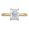 Thumbnail Image 3 of Radiant-Cut Lab-Grown Diamond Solitaire Plus Engagement Ring 2 ct tw 18K Yellow Gold(VS2/F)