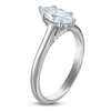 Thumbnail Image 2 of Marquise-Cut Lab-Grown Diamond Solitaire Plus Engagement Ring 1 ct tw Platinum (VS2/F)