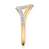 Thumbnail Image 3 of J'Lure Lab-Grown Diamond Contour Wedding Band 3/8 ct tw 18K Yellow Gold