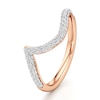 Thumbnail Image 4 of J'Lure Lab-Grown Diamond Contour Wedding Band 3/8 ct tw 18K Rose Gold