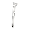 Thumbnail Image 3 of J'Lure Lab-Grown Diamond Scalloped Wedding Band 1/8 ct tw 18K White Gold