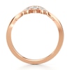 Thumbnail Image 2 of J'Lure Lab-Grown Diamond Scalloped Wedding Band 1/8 ct tw 18K Rose Gold