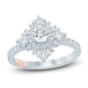 Thumbnail Image 1 of Pnina Tornai Round-Cut Diamond Halo Engagement Ring 1-1/8 ct tw 14K White Gold
