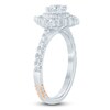 Thumbnail Image 2 of Pnina Tornai Round-Cut Diamond Halo Engagement Ring 1-1/8 ct tw 14K White Gold