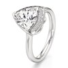 Thumbnail Image 4 of J'Lure Trillion Curved Brilliant-Cut Lab-Grown Diamond Half-Halo Engagement Ring 2 ct tw 18K White Gold
