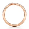 Thumbnail Image 2 of J'Lure Lab-Grown Diamond Contour Wedding Band 3/8 ct tw 18K Rose Gold