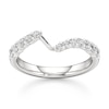 Thumbnail Image 1 of J'Lure Lab-Grown Diamond Contour Wedding Band 3/8 ct tw 18K White Gold
