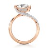 Thumbnail Image 2 of J'Lure Trillion Curved Brilliant-Cut Lab-Grown Diamond Bypass Engagement Ring 3-1/2 ct tw 18K Rose Gold