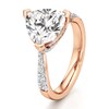 Thumbnail Image 4 of J'Lure Trillion Curved Brilliant-Cut Lab-Grown Diamond Bypass Engagement Ring 3-1/2 ct tw 18K Rose Gold