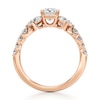 Thumbnail Image 2 of J'Lure Radiant Brilliant-Cut Lab-Grown Diamond Engagement Ring 2 ct tw 18K Rose Gold