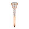Thumbnail Image 3 of J'Lure Radiant Brilliant-Cut Lab-Grown Diamond Engagement Ring 2 ct tw 18K Rose Gold