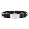 Thumbnail Image 3 of Baraka Men's Carbon Fiber & Rubber Bracelet Sterling Silver & 18K Rose Gold 8.25"