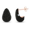 Thumbnail Image 1 of Pnina Tornai Black Multi-Diamond Teardrop Earrings 2 ct tw 14K Rose Gold