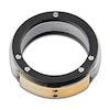 Thumbnail Image 3 of Baraka Men's Black Diamond Accent Ring Stainless Steel, Black Ion Plating & 18K Yellow Gold