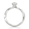 Thumbnail Image 2 of J'Lure Radiant Brilliant-Cut Lab-Grown Diamond Bypass Engagement Ring 1-1/6 ct tw 18K White Gold