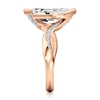 Thumbnail Image 3 of J'Lure Leaf Step-Cut Lab-Grown Diamond Bypass Engagement Ring 3-1/5 ct tw 18K Rose Gold