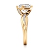 Thumbnail Image 3 of J'Lure Pentagon Brilliant-Cut Lab-Grown Diamond Bypass Engagement Ring 3-1/5 ct tw 18K Yellow Gold