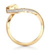 Thumbnail Image 2 of J'Lure Lab-Grown Diamond Contour Wedding Band 1/6 ct tw 18K Yellow Gold