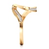 Thumbnail Image 3 of J'Lure Lab-Grown Diamond Contour Wedding Band 1/6 ct tw 18K Yellow Gold