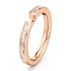 Thumbnail Image 4 of J'Lure Baguette-Cut Lab-Grown Diamond Contour Wedding Band 3/8 ct tw 18K Rose Gold
