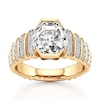 Thumbnail Image 1 of J'Lure Octagon Step-Cut Lab-Grown Diamond Engagement Ring 3-3/8 ct tw 18K Yellow Gold