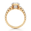 Thumbnail Image 2 of J'Lure Octagon Step-Cut Lab-Grown Diamond Engagement Ring 3-3/8 ct tw 18K Yellow Gold