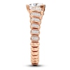 Thumbnail Image 3 of J'Lure Trillion Curved Brilliant-Cut Lab-Grown Diamond Engagement Ring 1-1/6 ct tw 18K Rose Gold
