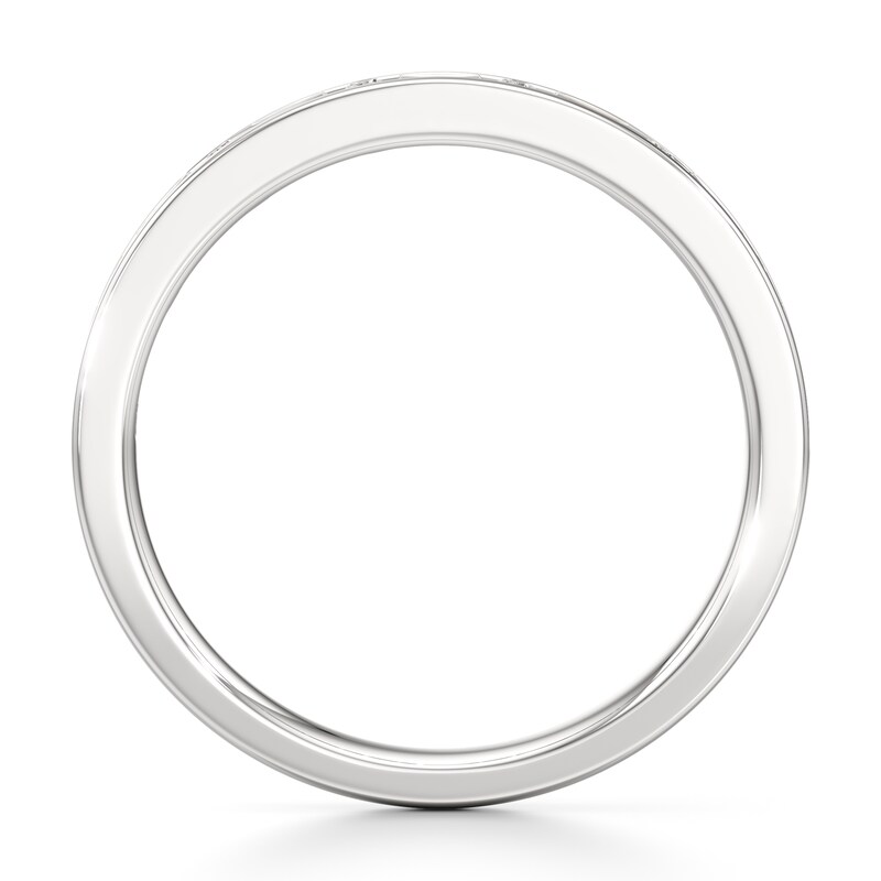 Main Image 2 of J'Lure Baguette & Round-Cut Lab-Grown Diamond Wedding Band 3/8 ct tw 18K White Gold