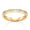 Thumbnail Image 1 of J'Lure Baguette & Round-Cut Lab-Grown Diamond Wedding Band 3/8 ct tw 18K Yellow Gold