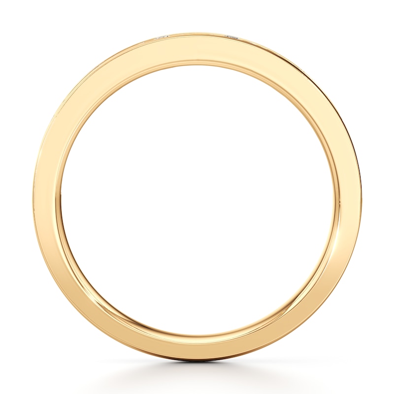 Main Image 2 of J'Lure Baguette & Round-Cut Lab-Grown Diamond Wedding Band 3/8 ct tw 18K Yellow Gold