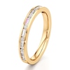 Thumbnail Image 4 of J'Lure Baguette & Round-Cut Lab-Grown Diamond Wedding Band 3/8 ct tw 18K Yellow Gold