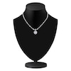Thumbnail Image 2 of J'Lure Hexagon Portrait-Cut, Trapezoid Step-Cut & Trillion Curved Brilliant-Cut Lab-Grown Diamond Necklace 7-1/3 ct tw 14K White Gold 18.5"