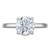 Thumbnail Image 3 of Round-Cut Lab-Grown Diamond Solitaire Engagement Ring 2 ct tw 14K White Gold (VS2/F)