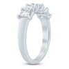 Thumbnail Image 2 of Princess-Cut Lab-Grown Diamond Five-Stone Anniversary Ring 1-1/2 ct tw 14K White Gold