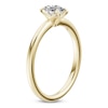 Thumbnail Image 2 of Certified Oval-Cut Diamond Solitaire Engagement Ring 1/2 ct tw 14K Yellow Gold (I1/I)