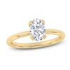 Thumbnail Image 1 of Oval-Cut Diamond Solitaire Engagement Ring 1 ct tw 14K Yellow Gold (I2/I)