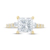 Thumbnail Image 3 of Pnina Tornai Princess-Cut Lab-Grown Diamond Engagement Ring 3-3/4 ct tw 14K Yellow Gold