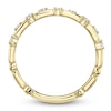 Thumbnail Image 4 of Shy Creation Diamond Staggered Two-Row Ring 1/5 ct tw 14K Yellow Gold SC55028368
