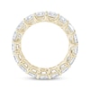 Thumbnail Image 3 of Princess-Cut Lab-Grown Diamond Eternity Band 6-3/4 - 8-5/8 ct tw 14K Yellow Gold