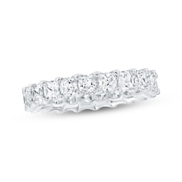 Princess-Cut Lab-Grown Diamond Eternity Band 3-3/8 - 4-1/3 ct tw 14K White Gold