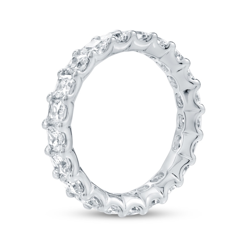 Main Image 2 of Princess-Cut Lab-Grown Diamond Eternity Band 3-3/8 - 4-1/3 ct tw 14K White Gold