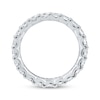 Thumbnail Image 3 of Princess-Cut Lab-Grown Diamond Eternity Band 3-3/8 - 4-1/3 ct tw 14K White Gold