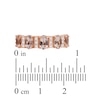 Thumbnail Image 4 of Oval-Cut Natural Morganite & Diamond Five-Stone Ring 1/4 ct tw 10K Rose Gold