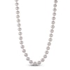 Thumbnail Image 2 of Akoya Cultured Pearl Necklace 14K White Gold 6.5-7mm 20"