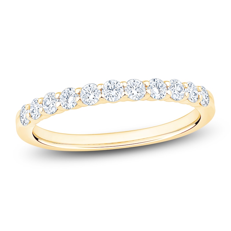 Main Image 1 of Lab-Grown Diamond Anniversary Ring 1/2 ct tw 14K Yellow Gold